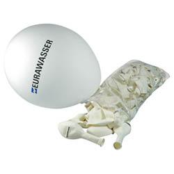 Balloons Balloons, colour white, print: EURAWASSER logo.