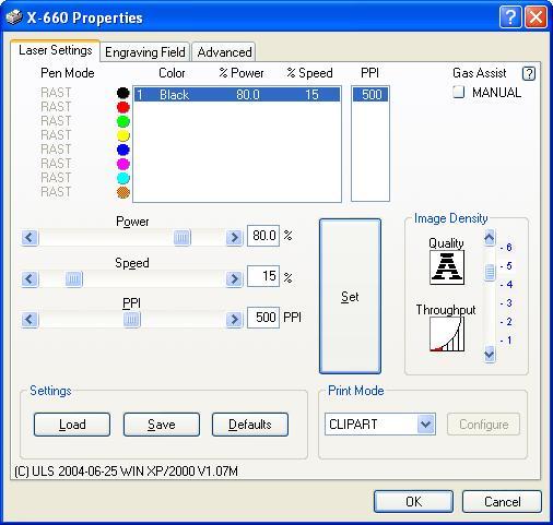 Adobe PhotoShop CS5 Page Setup Print Mode Clipart Select