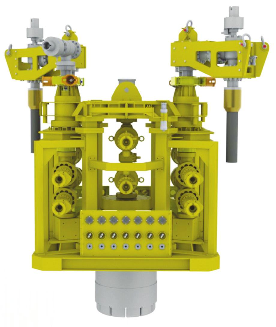 Dual 5¹ ₈ 15k Gate Valves Outlets with Dual 5¹ ₈ 15k Gate Valves ROV Panel Lower Connector ROV Panel Lower Connector The four capping stacks (both full bore and reduced bore) are designed into a