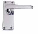 x 40mm - Use with a tubular latch Manila A simple, clean design in a durable aluminium finish.