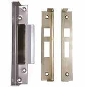 Ironmongery Night Latch Euro Cylinder Double locking Latch bolt automatically deadlocks - to prevent credit card attack Inside handle can be deadlocked to secure against forced