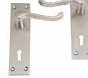 147479-150 x 40mm Privacy 729687-114 x 40mm - Use with a tubular latch Satin