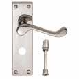 456535-150 x 40mm Privacy 467836-114 x 52mm - Use with a tubular latch Brass