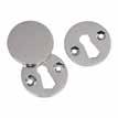 Escutcheon with Cover 975402 - Cover Plate to Inside - 33mm Door Numeral 1