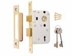 802508-64mm - Supplied with 2 keys and 2 escutcheons - Complete with fixings Mortice