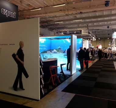 Stand out from the crowd with an illuminated message With an illuminated exhibition stand, you will stand out