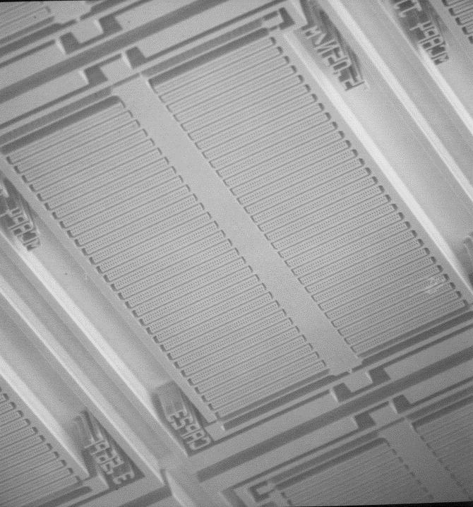 RSC MEMS Tunable Capacitor (Varactor) 1 µm 3 µm Chart 9 SEM micrographs showing the high aspect