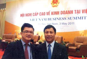 VIETNAM BUSINESS SUMMIT H.E. Mr. Hoang Trung Hai Deputy Prime Minister of the Socialist Republic of Vietnam with ASLI s Vice President Mr. Max Say. Mr. Dang Huy Dong Vice Minister of Planning and Investment and Mr.