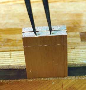 The drawer will be made using 15half-blind dovetails.