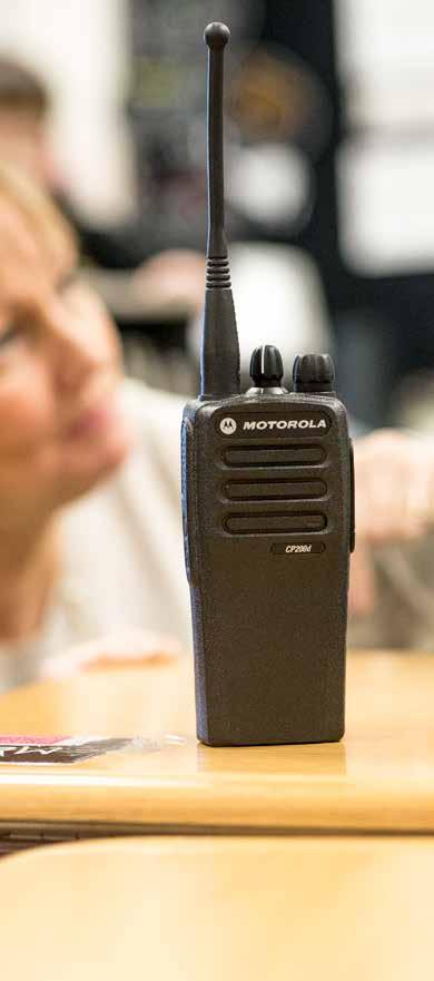 RADIO SELECTION GUIDE PROFESSIONAL RADIOS The ideal communication solution for larger organizations with more complex communication needs such as: manufacturing, warehousing, collegiate campuses,