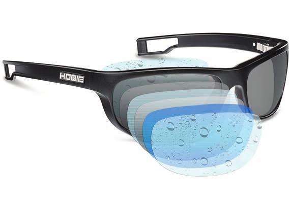 GLASS LENS (Heritage COLLECTION) Anti Reflective Coating Glass Lens Material Hobie s Proprietary Polarization Filter Mirror Coating Glass Lens Material HydroClean Lens Coating Hydro infinity LENS