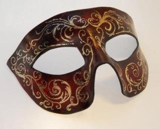 Tutorial. Student will provide: An apron or cover up to protect clothing. Title: Leather Mask Making and Leather Carving Instructor: Virginia Dare Brewer.