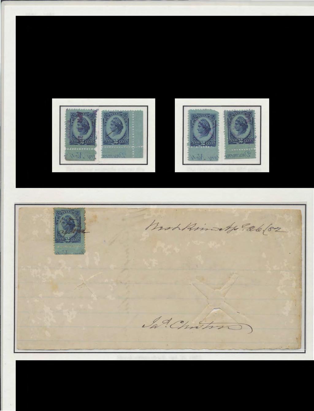 The corner example proves the position of the inscribed "Documentary No 4".