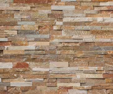 LEDGESTONE PANEL Ledgestone is a rough cut, cleft face stone with a weathered finish.