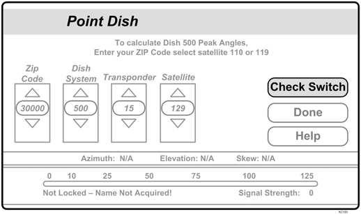 11 DISH MODE: SECOND RECEIVER OPERATION DISH INITIAL SETUP FOR SECOND RECEIVER 1.