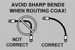 6. Run coax from the antenna unit to the roof edge, then along edge to location where coax will be fed into the vehicle.