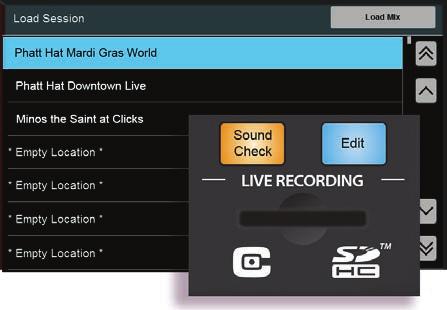 virtual soundcheck is done, the channels on your StudioLive mixer, UC Surface, and QMix-UC are labeled and ready to go.