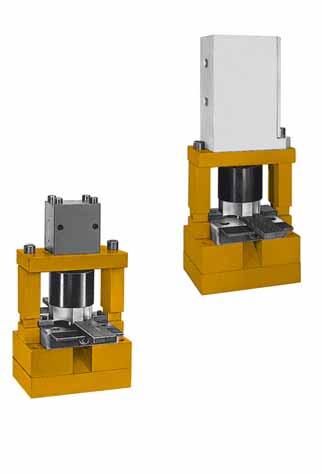 NOTCH UNIT Complete with cutting tools Pneumatic and hydraulic 90 radii cutting units, R5-30mm Examples 646-30-040 Cylinder force 40 kn Driven by pneumatic power cylinder, single-action hydraulic