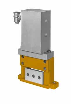 649-125-040-N Cylinder force 40 kn In addition to the extremely successful press-operated cut-off units with a cutting width of 125 mm, the corresponding cut-off units with pneumatic operation are