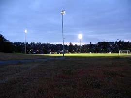 Loyal Heights Field Lighting Note: 1.1 fc is the maximum recommended allowable by City Ballfield Lighting Standards.