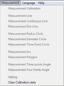 Measurement function You are able to use VIEWTER Plus to insert measurement data into captured images.