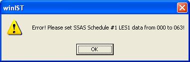 1. All data of SSAS Scheduled #1~#5 is written onto INMARSAT terminal when [SET] button is pressed. 2. The data can not be set when winist failed to receive the data. 3.