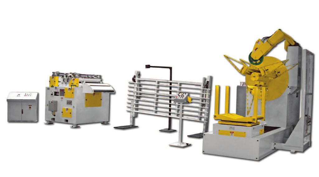 COMPLETE COIL FEED LINE SYSTEM TYPE 3 Capacities: 8,000 Lbs. x 30 wide x.