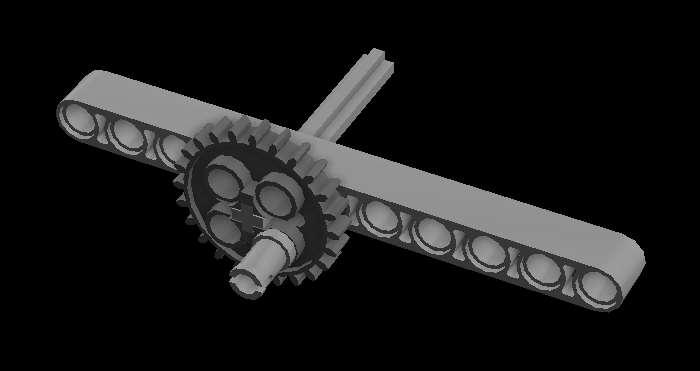 Motion Transfer: Building instructions Place 5M axle in 24z gear.