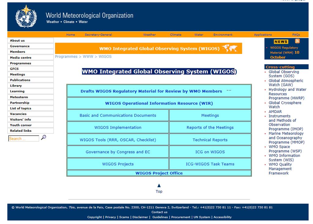 Relevant WMO guidelines and related materials Provide excellent guidance on making good surface observations, particularly on synoptic and sub-synoptic scales (time and space) for submission to the