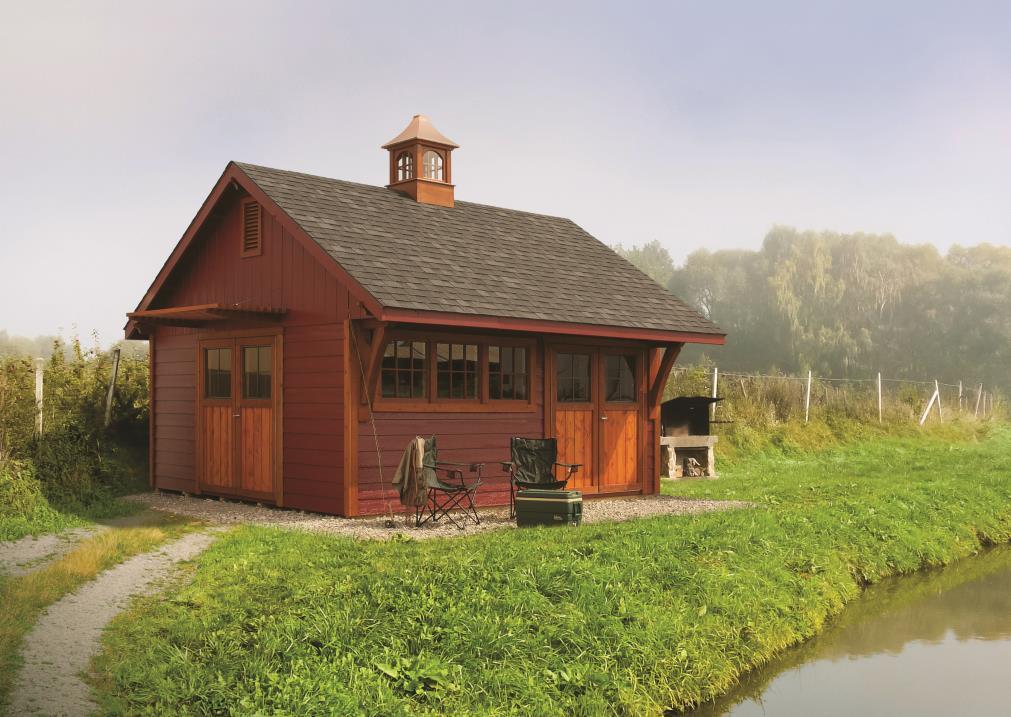 It is standard in our Hudson Bay and Signature Series barns. Also, be sure the wall heights are the same in the models you are comparing.