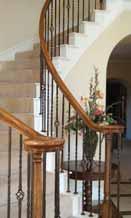 installation into the handrail. Standard balusters are ½ x ½.