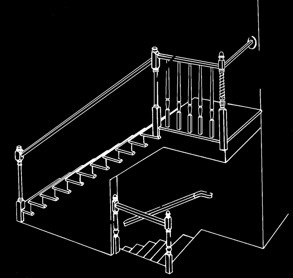 Square) no Fitting Angle Newel (5 Square) with Fitting