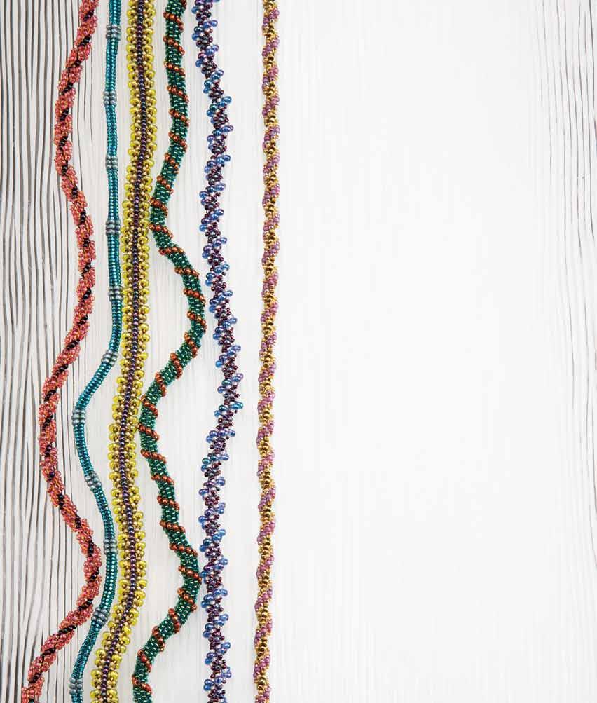 In off-loom beadwork there are enough different stitches, and variations thereof, to fill an entire book.