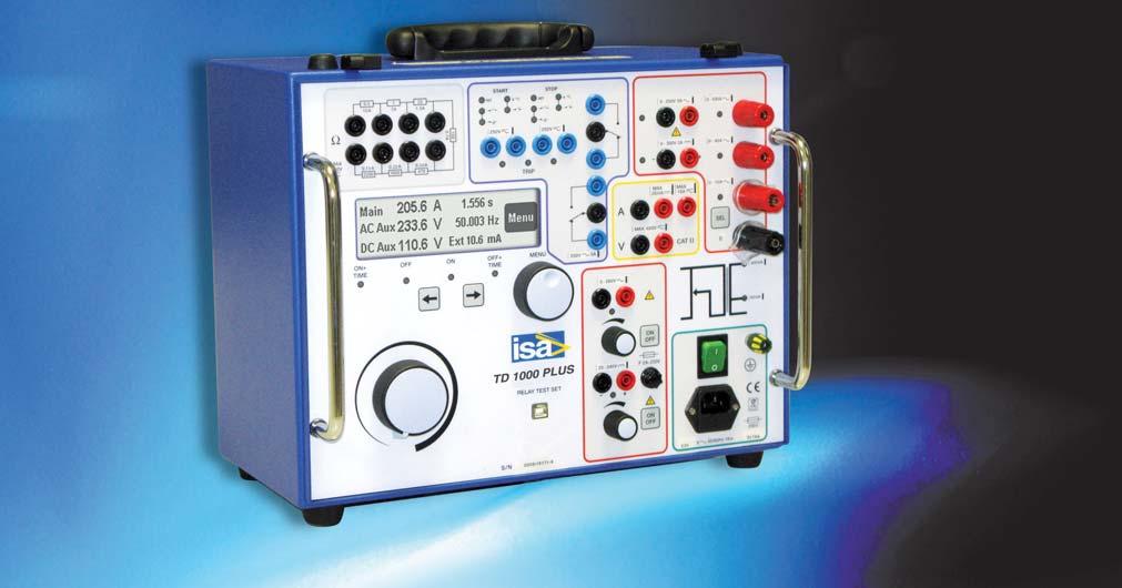 Secondary Injection Relay Test Set Designed for testing relays and transducers Two current outputs to test differential relays Convertible current and voltage generator With phase angle shifter