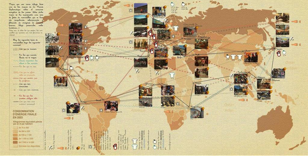 Img.6: Map-genealogy of the street vending systems across the world.