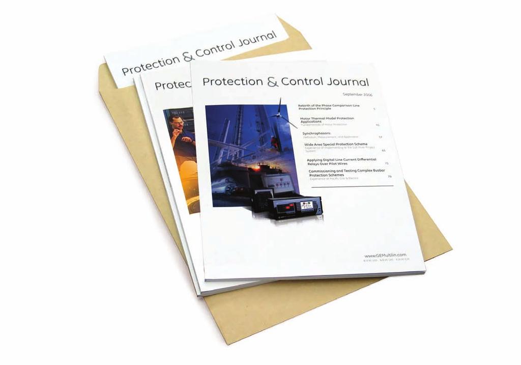 GE Multilin 215 Anderson Avenue Markham, Ontario, Canada L6E 1B3 Protection & Control Journal Tel: 905-294-6222 Fax: