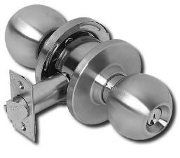 GRADE 2 KNOB LOCKS Heavy-Duty Commercial Grade 2 Knobset Standard Features For Office Buildings, Schools, Churches, Restaurants, Warehouses & Apartments Performance Complies with ANSI A156.