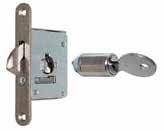 Mortice and Rim Locks Mortice Lock For Tambour Door Mortice Chest Lock Non mastered. Keyed alike. 80mm face plate. 15mm backset. 47x32mm lock body. 16.5x21mm cylinder.