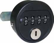 Three digit combination cam lock. Suitable for 19mm Ø hole. SLO610100064 CP Four digit combination cam lock. RH.