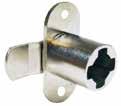 MLM/Lehmann Locks Cam Lock Housing and Cam Cam Lock Housing for Metal Cabinets For 18mm cylinders. 90 rotation. RH housing.