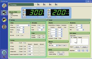 Software WT300E Series Software Free PC application software WTViewerFreePlus (included) The WTViewerFreePlus software can capture measured numeric values, harmonic values and waveform data.