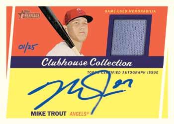 active and retired MLB players Real One Special Edition Signed in Red ink. Hand-numbered to 67.