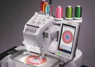 success. With 6 needles and incredible, innovative features, you ll have everything you need to take the next step in your embroidery career.