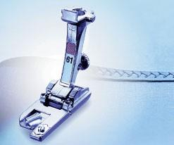 LEATHER ROLLER FOOT #55 Gives maximum maneuverability enabling