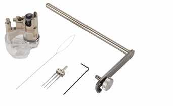 Accessories for Sewing Machines 49 PunchWork tool for rotary-, B9- and BERNINA-hook machines The ideal tool for needle-felting