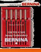Accessories for Sewing Machines 53 Needle assortment The BERNINA needle assortment contains high-quality needles of various types and sizes for different materials and applications.