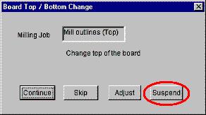 Resume When suspend button is clicked to terminate job... You can resume job by Resume icon.