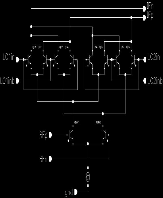 Sub-Harmonic Realization The above is a simplified implementation of one subharmonic mixer.
