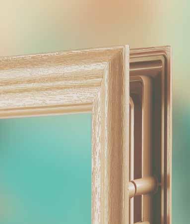 FiberPro Finishing Instructions This frame is designed to be painted and/or stained. Use the same high quality exterior grade paint or stain as used to finish the entry door.