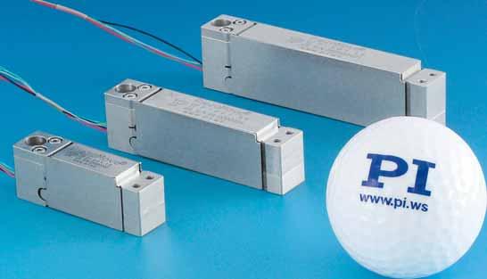P-601 PiezoMove -Actuator Flexure-Guided OEM Piezo Actuator with Long Stroke to 400 μm The flexure guiding system prevents tip and tilt at the drive head Physik Instrumente (PI) GmbH & Co. KG 2008.